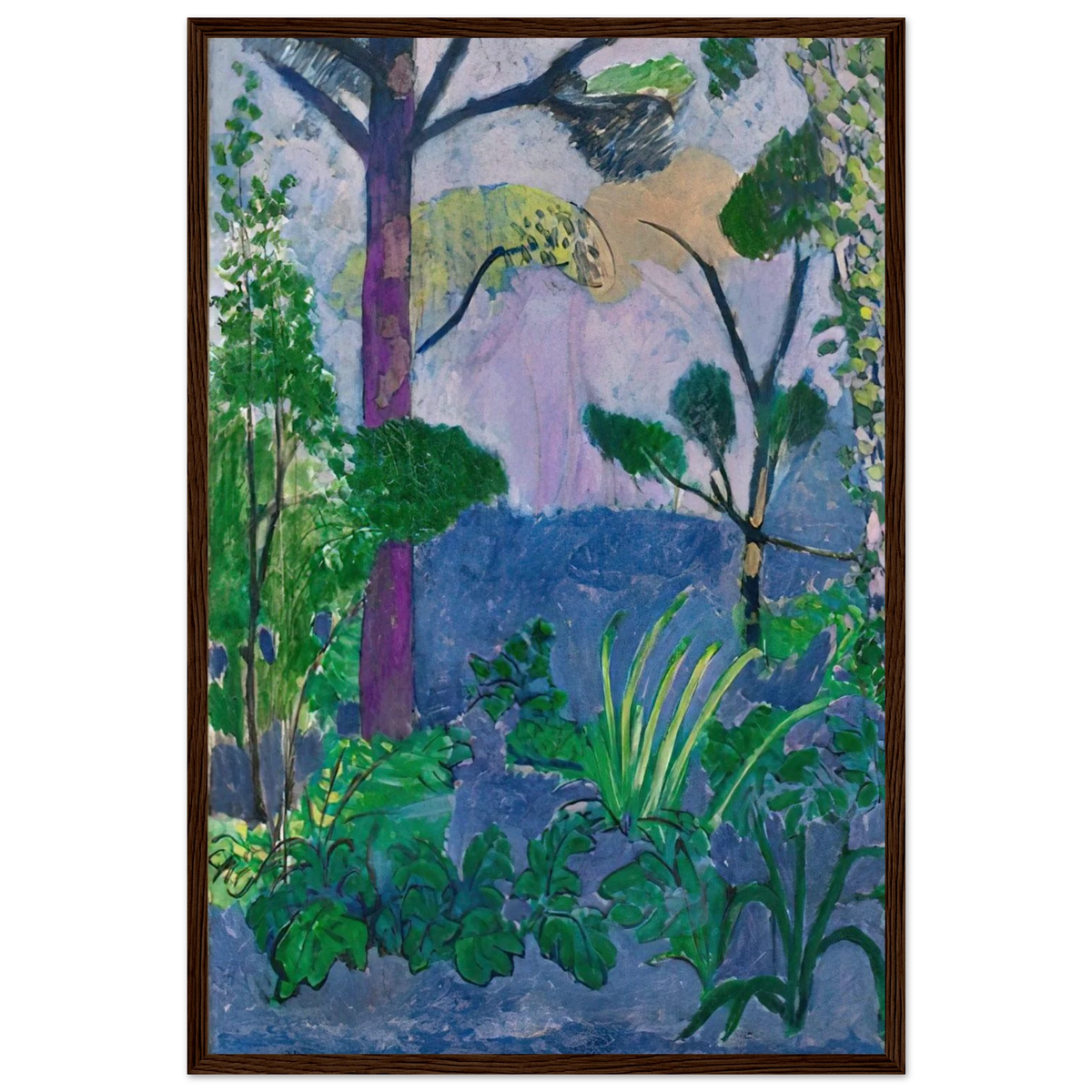 ACANTHUS MOROCCAN LANDSCAPE 1912 Framed Poster | Henri Matisse Framed Prints Wall Art | Henri Matisse Print