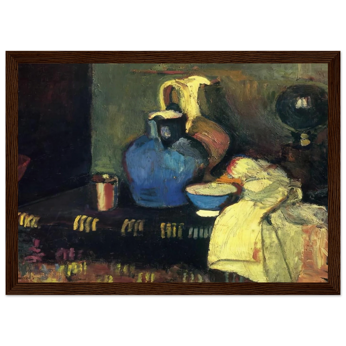 BLUE PITCHER Framed Poster | Henri Matisse Framed Prints Wall Art | Henri Matisse Print