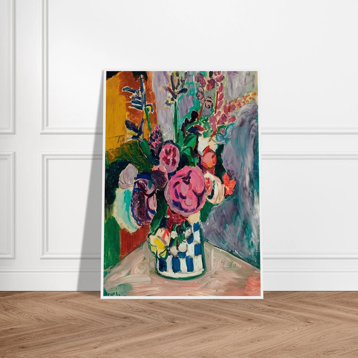 LES PIVOINES 1907 Framed Poster | Henri Matisse Framed Prints Wall Art | Henri Matisse Print