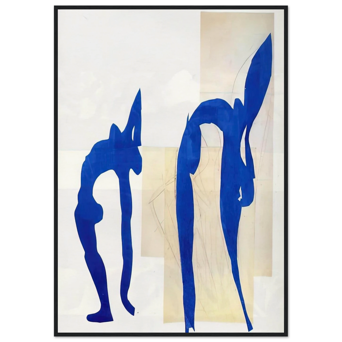 BLUE NUDES Framed Poster | Henri Matisse Framed Prints Wall Art | Henri Matisse Print
