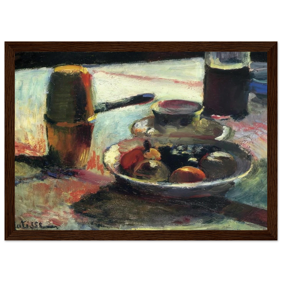 FRUIT AND COFFEE POT Framed Poster | Henri Matisse Framed Prints Wall Art | Henri Matisse Print