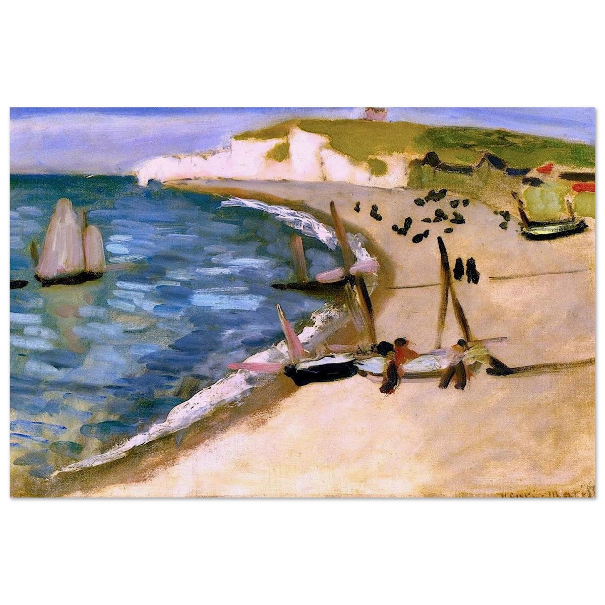 AHT AMONT CLIFFS AT ETRETAT 1921 Poster | Henri Matisse Poster | Henri Matisse Print