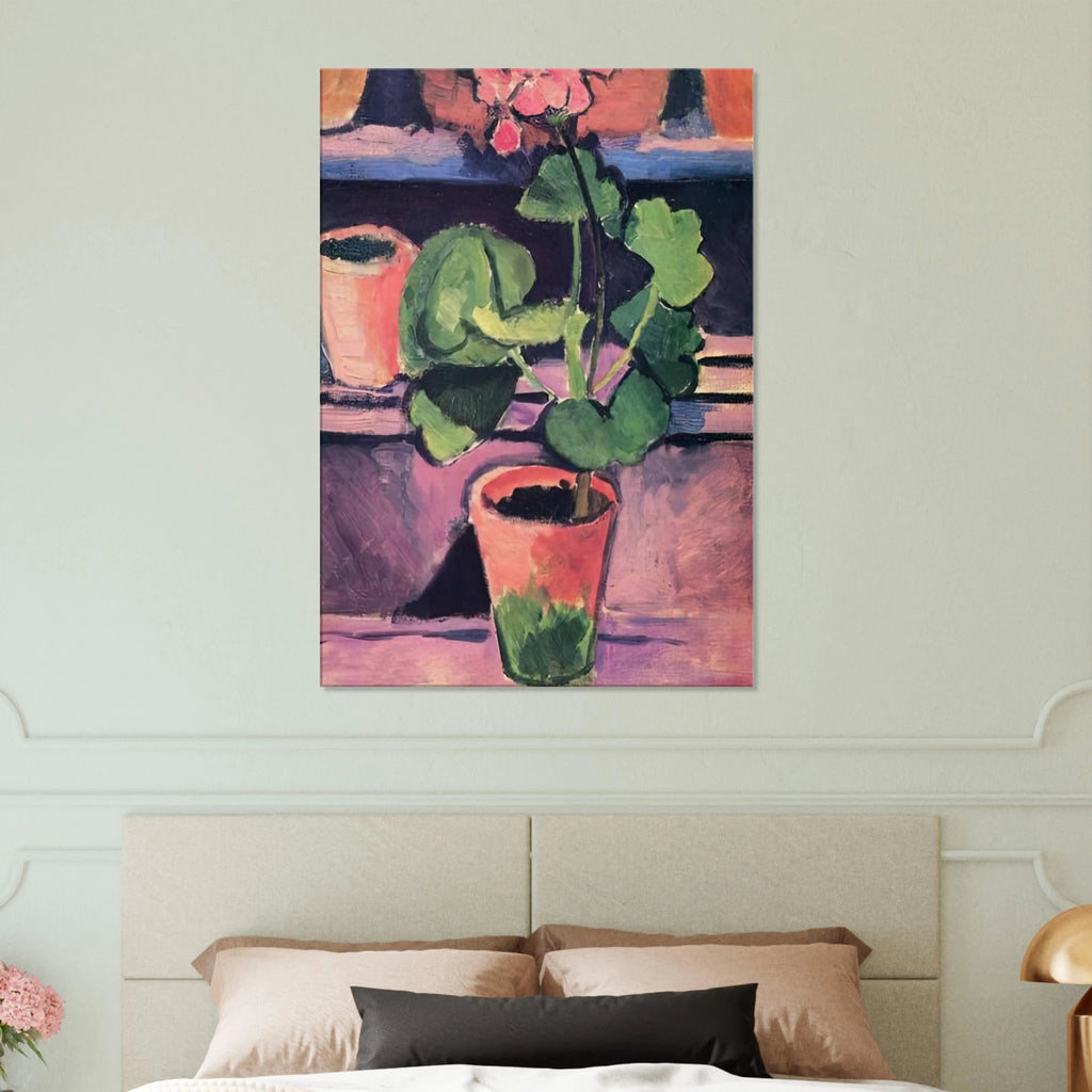 POT OF GERANIUMS 1912 Canvas | Henri Matisse Canvas | Henri Matisse Print