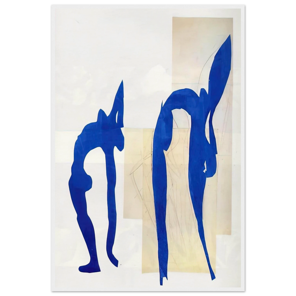 BLUE NUDES Framed Poster | Henri Matisse Framed Prints Wall Art | Henri Matisse Print
