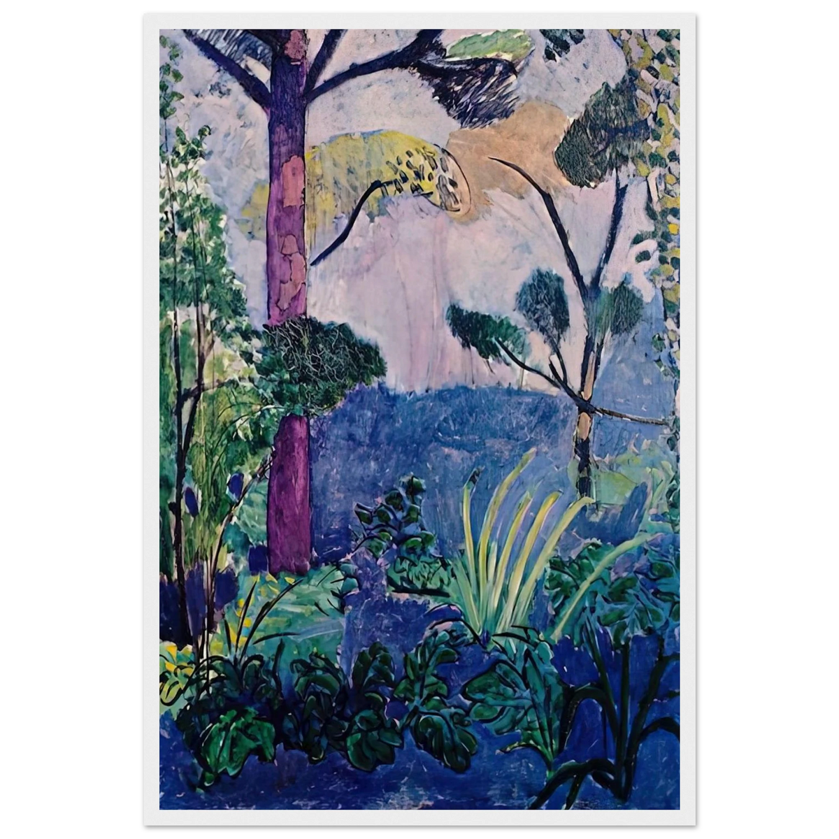 MOROCCAN LANDSCAPE Framed Poster | Henri Matisse Framed Prints Wall Art | Henri Matisse Print