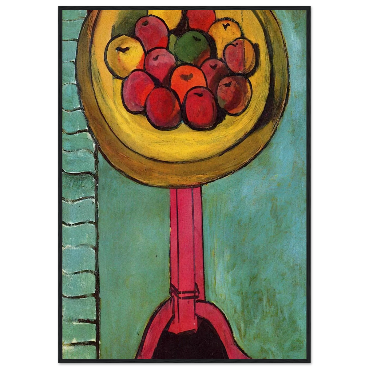 APPLES ON A TABLE GREEN BACKGROUND 1916 Framed Poster | Henri Matisse Framed Prints Wall Art | Henri Matisse Print