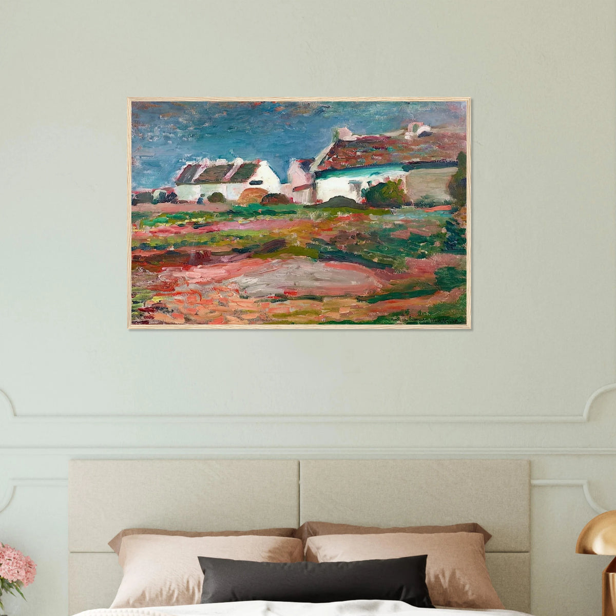MAISONS A KERVILAHOUEN BELLE ILE 1896 Framed Poster | Henri Matisse Framed Prints Wall Art | Henri Matisse Print