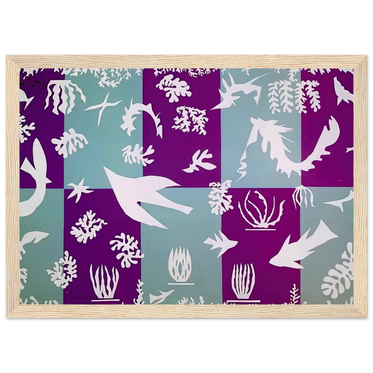 POLYNESIA LA MER 1946 Framed Poster | Henri Matisse Framed Prints Wall Art | Henri Matisse Print