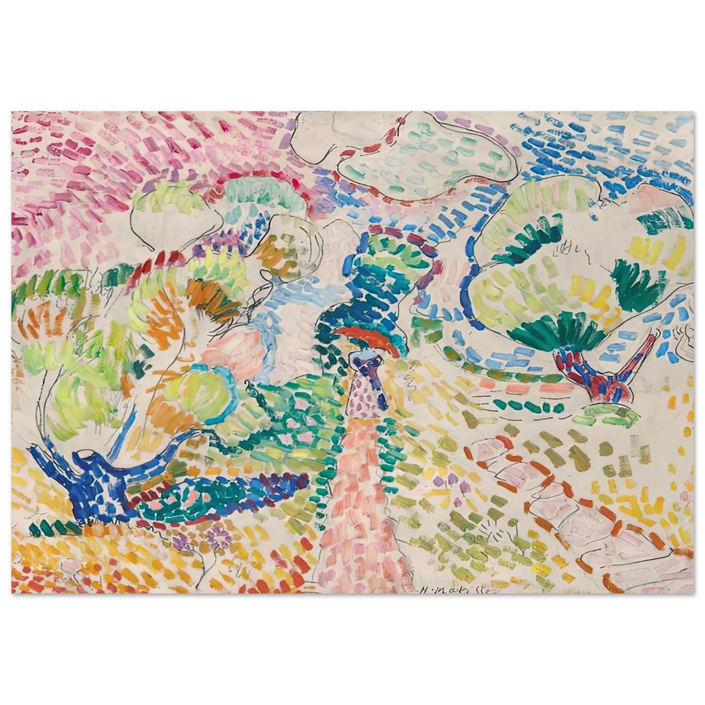 MADAME MATISSE IN THE OLIVE GROVE 1905 Poster | Henri Matisse Poster | Henri Matisse Print