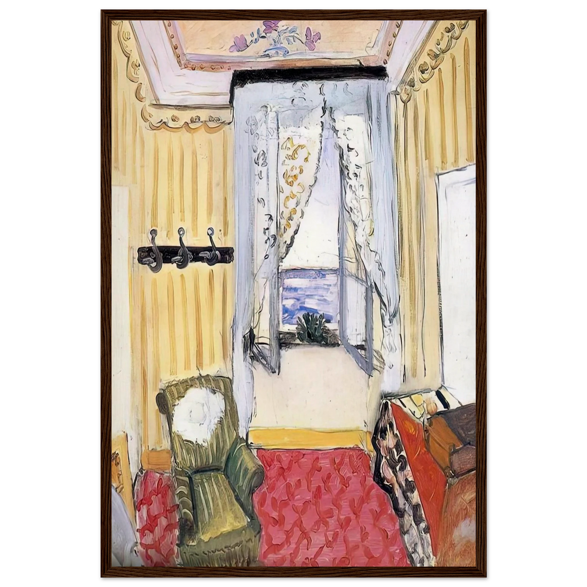MY ROOM AT THE BEAU RIVAGE 1918 Framed Poster | Henri Matisse Framed Prints Wall Art | Henri Matisse Print