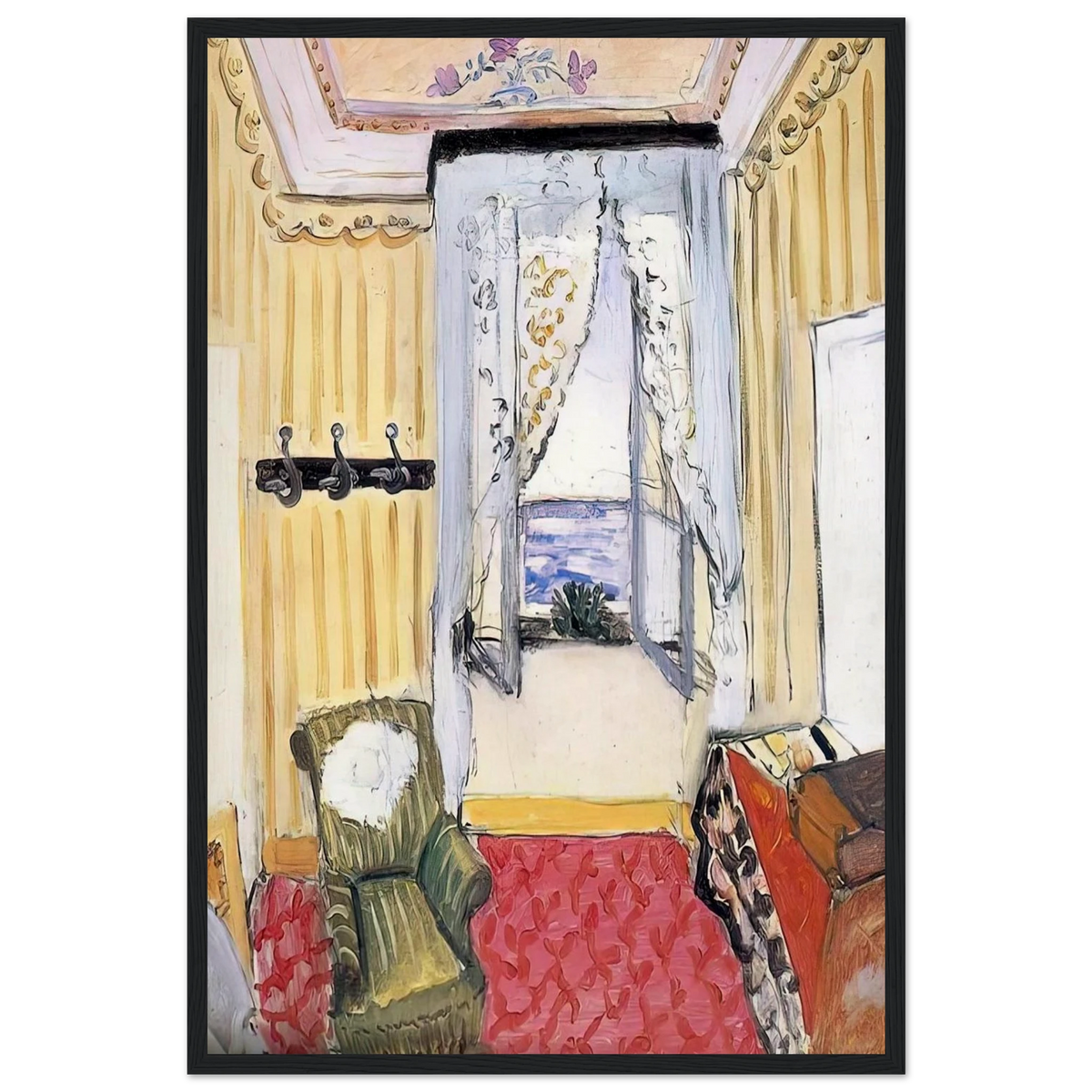 MY ROOM AT THE BEAU RIVAGE 1918 Framed Poster | Henri Matisse Framed Prints Wall Art | Henri Matisse Print