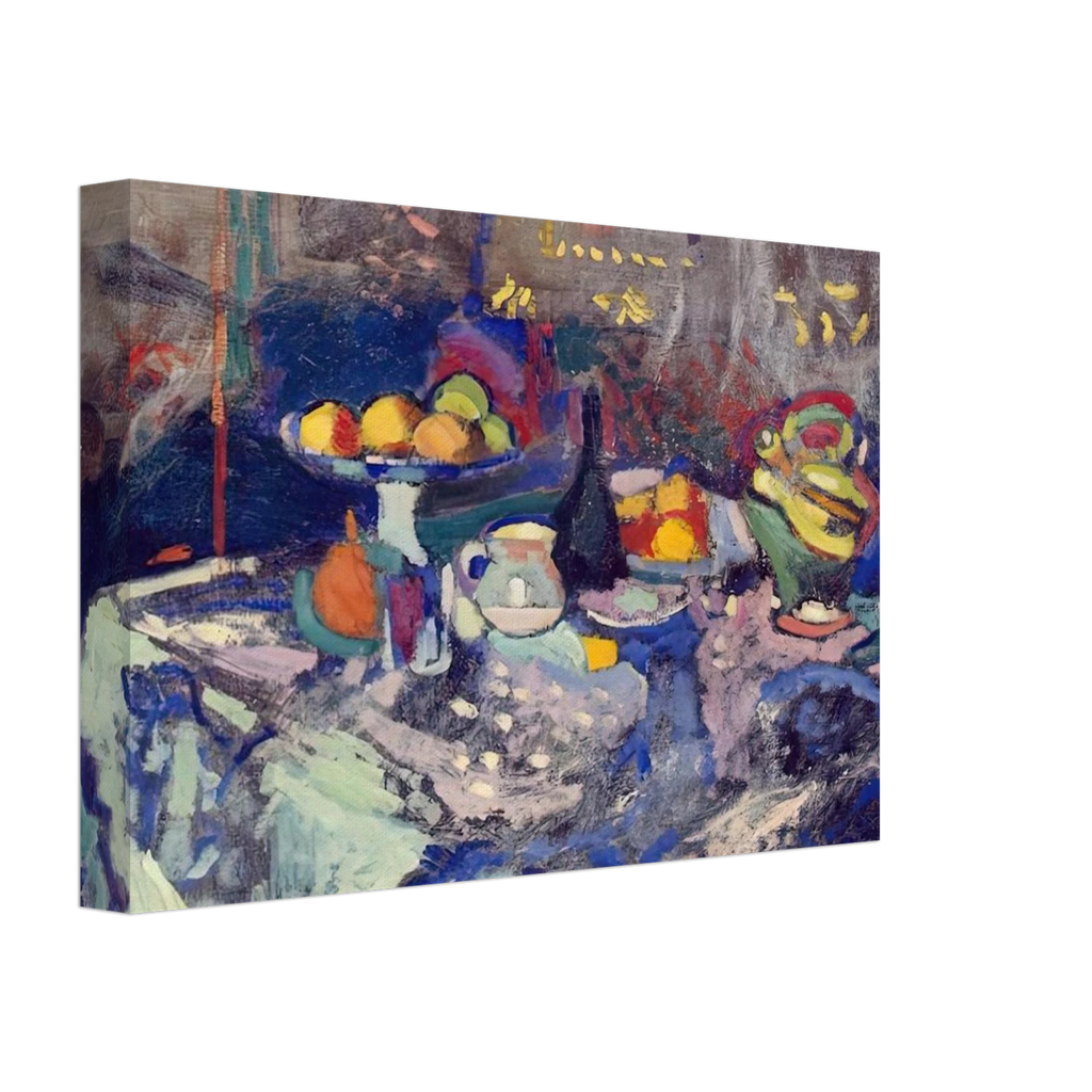 VASE BOTTLE AND FRUIT 1906 Canvas | Henri Matisse Canvas | Henri Matisse Print