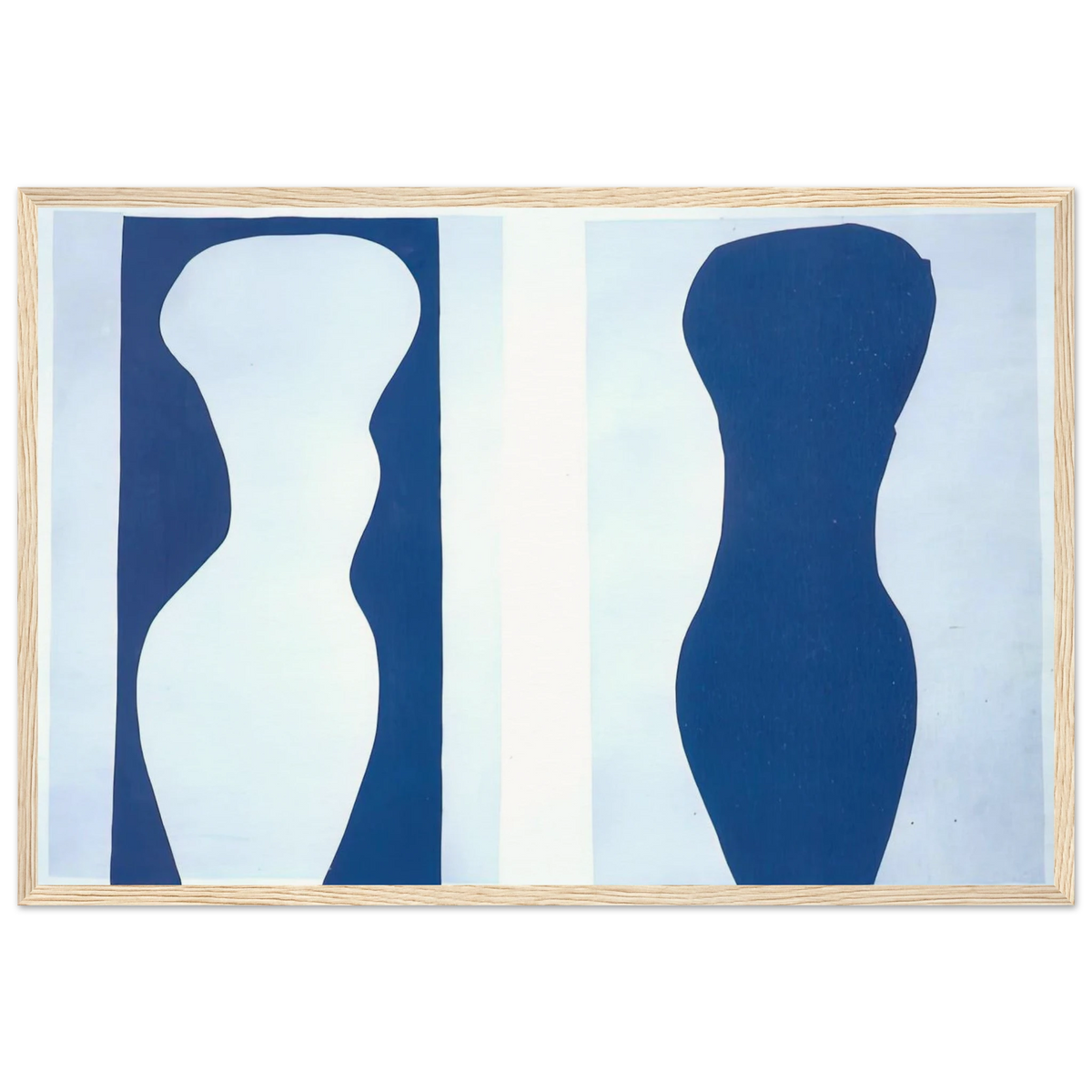 WHITE TORSO AND BLUE TORSO 1944 Framed Poster | Henri Matisse Framed Prints Wall Art | Henri Matisse Print