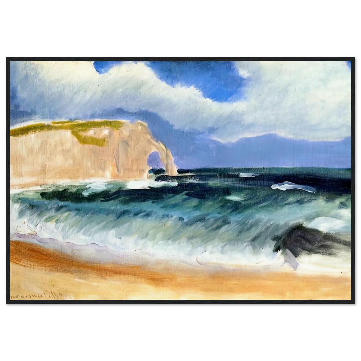 GALE AT ETRETAT 1920 Framed Poster | Henri Matisse Framed Prints Wall Art | Henri Matisse Print