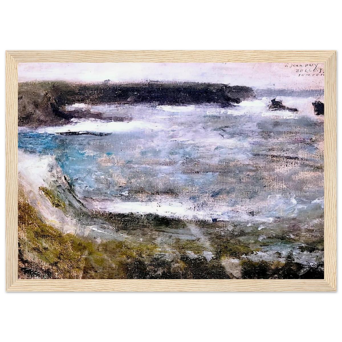 BELLE ISLE TEMPETE 1896 Framed Poster | Henri Matisse Framed Prints Wall Art | Henri Matisse Print