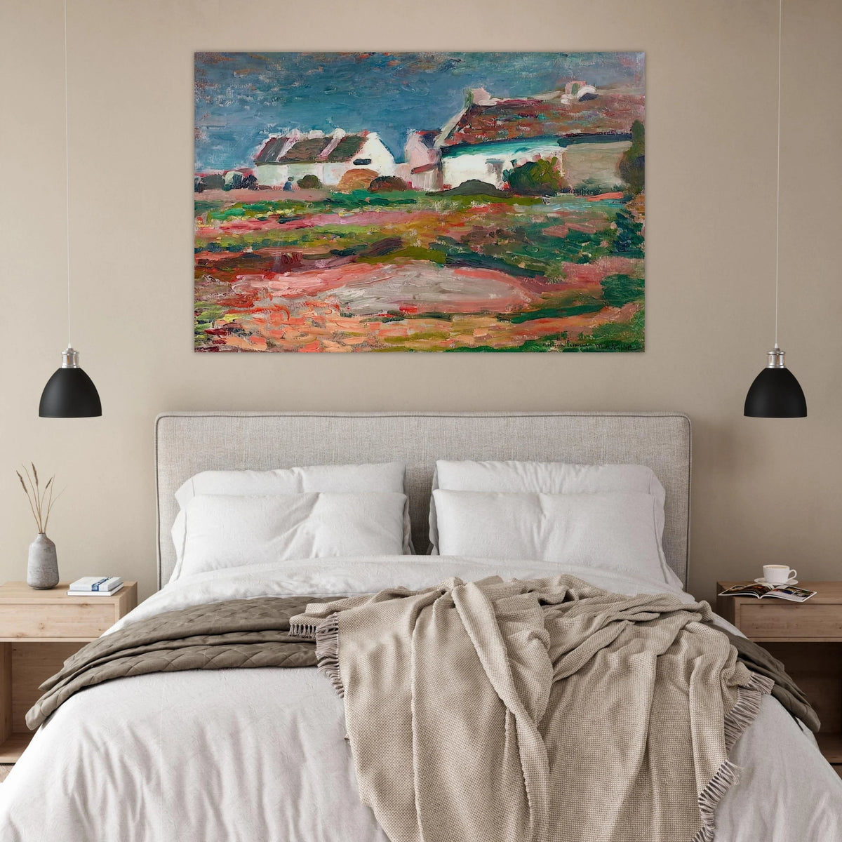 MAISONS A KERVILAHOUEN BELLE ILE 1896 Poster | Henri Matisse Poster | Henri Matisse Print