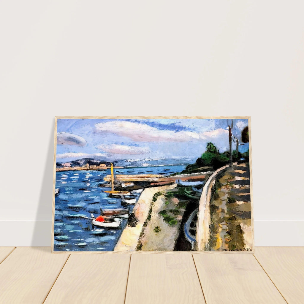 VIEW OF ANTIBES 1925 Framed Poster | Henri Matisse Framed Prints Wall Art | Henri Matisse Print