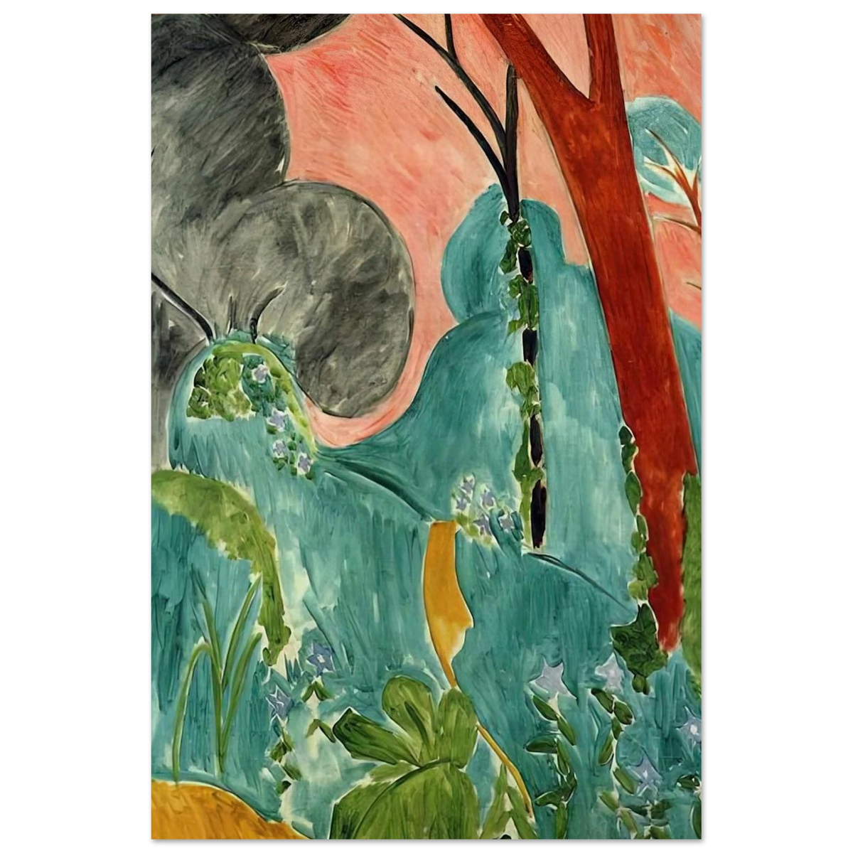 MORACCAN GARDEN 1912 Poster | Henri Matisse Poster | Henri Matisse Print