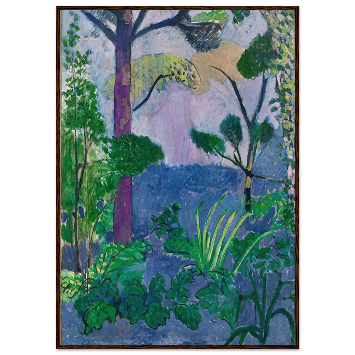 ACANTHUS MOROCCAN LANDSCAPE 1912 Framed Poster | Henri Matisse Framed Prints Wall Art | Henri Matisse Print