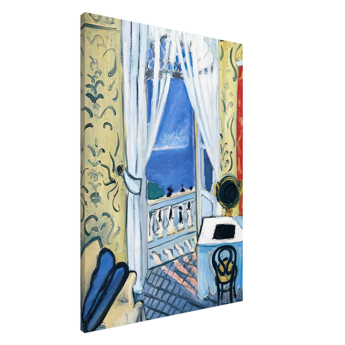 INTERIOR WITH A VIOLIN CASE 1919 Canvas | Henri Matisse Canvas | Henri Matisse Print