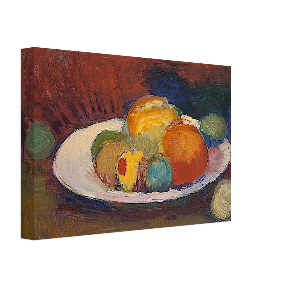 ASSIETTE DE FRUITS FRUIT DISH 1902 Canvas | Henri Matisse Canvas | Henri Matisse Print