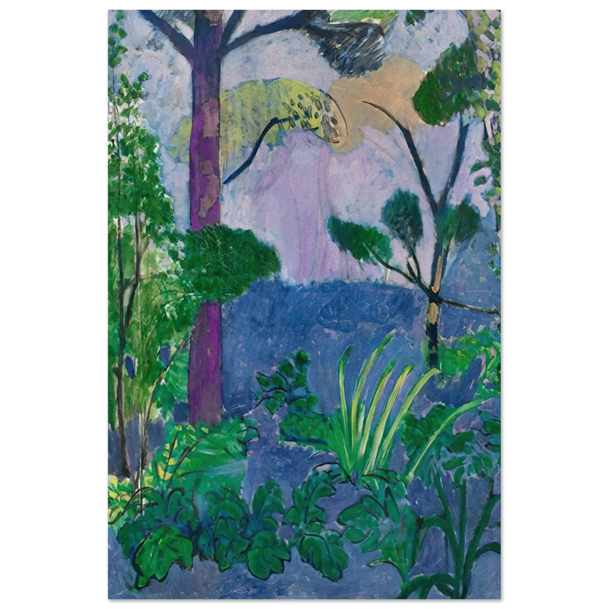 ACANTHUS MOROCCAN LANDSCAPE 1912 Poster | Henri Matisse Poster | Henri Matisse Print