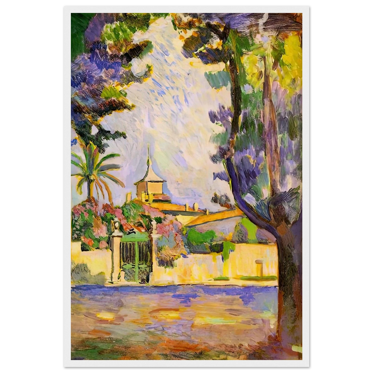 PLACE DES LICES ST TROPEZ 1904 Framed Poster | Henri Matisse Framed Prints Wall Art | Henri Matisse Print