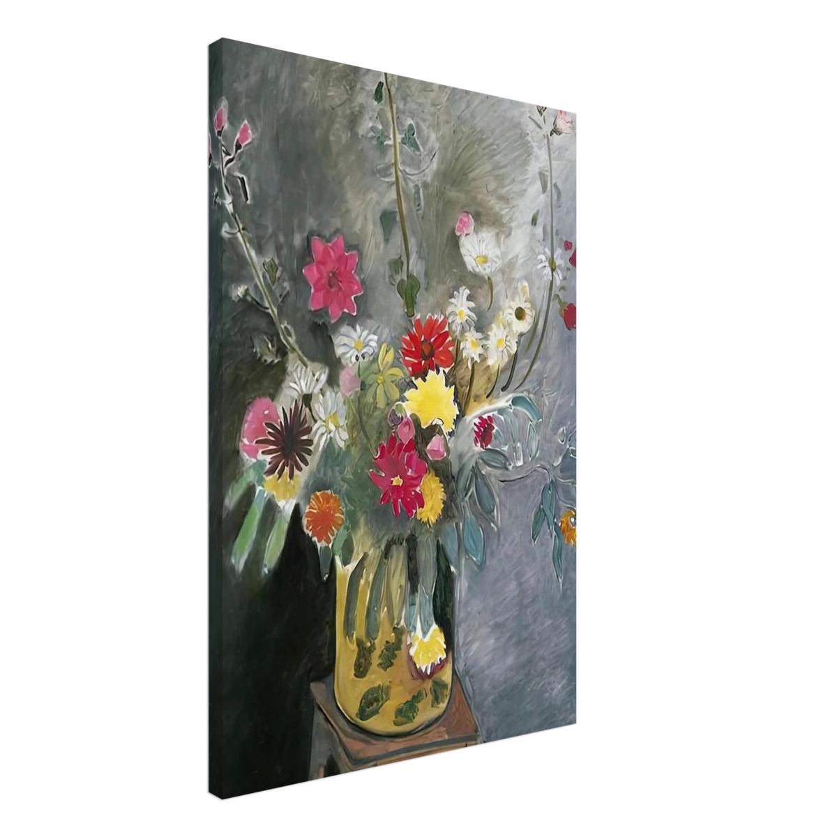 BOUQUET OF MIXED FLOWERS 1917 Canvas | Henri Matisse Canvas | Henri Matisse Print