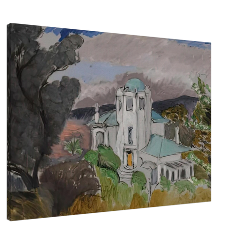 BLUE VILLA 1918 Canvas | Henri Matisse Canvas | Henri Matisse Print