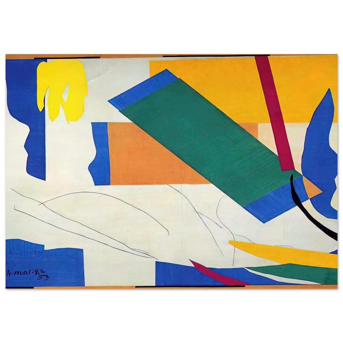 MEMORY OF OCEANIA Poster | Henri Matisse Poster | Henri Matisse Print