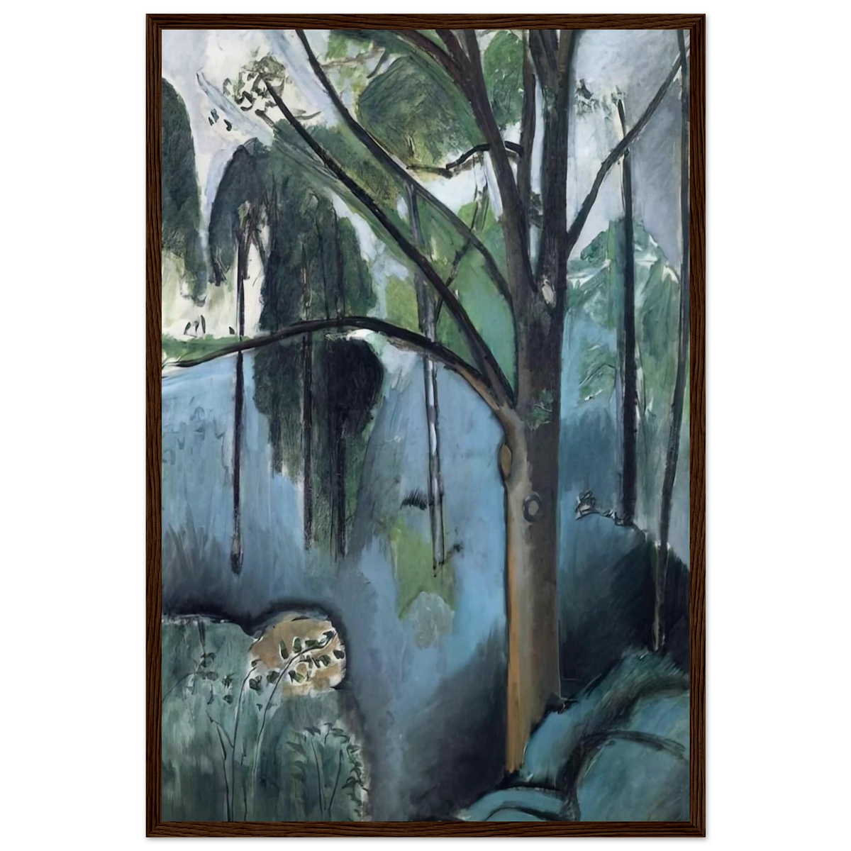 TRIVAUX POND 1917 Framed Poster | Henri Matisse Framed Prints Wall Art | Henri Matisse Print