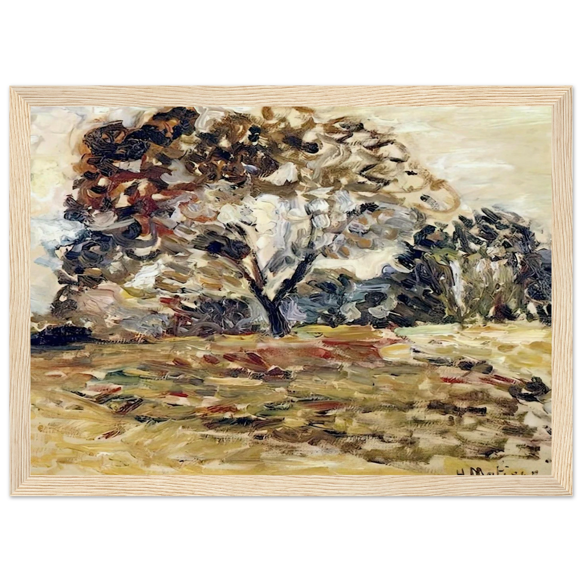 LANDSCAPE OF CORSICA 1898 Framed Poster | Henri Matisse Framed Prints Wall Art | Henri Matisse Print