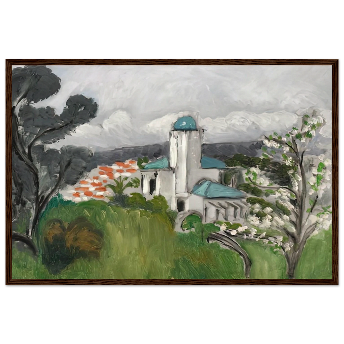 LA VILLA BLEUE 1918 Framed Poster | Henri Matisse Framed Prints Wall Art | Henri Matisse Print