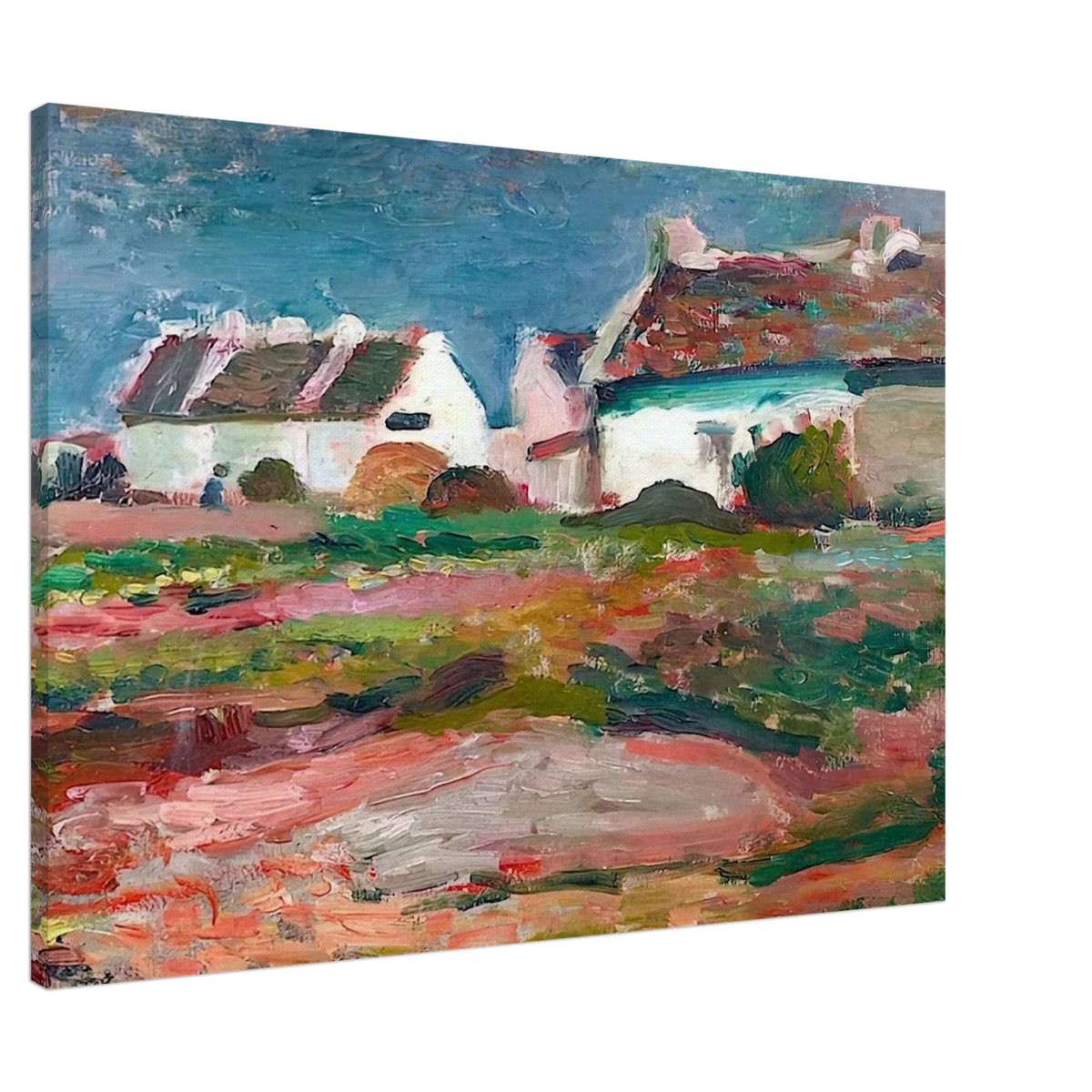 MAISONS A KERVILAHOUEN BELLE ILE 1896 Canvas | Henri Matisse Canvas | Henri Matisse Print