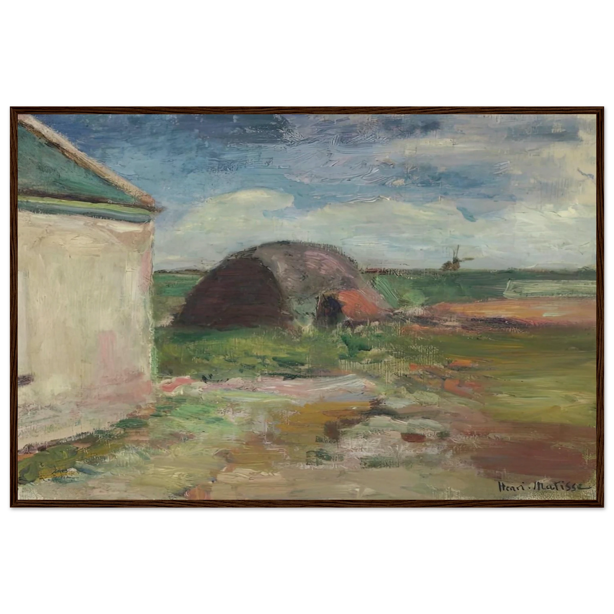 PAYSAGE DE BRETAGNE 1896 Framed Poster | Henri Matisse Framed Prints Wall Art | Henri Matisse Print