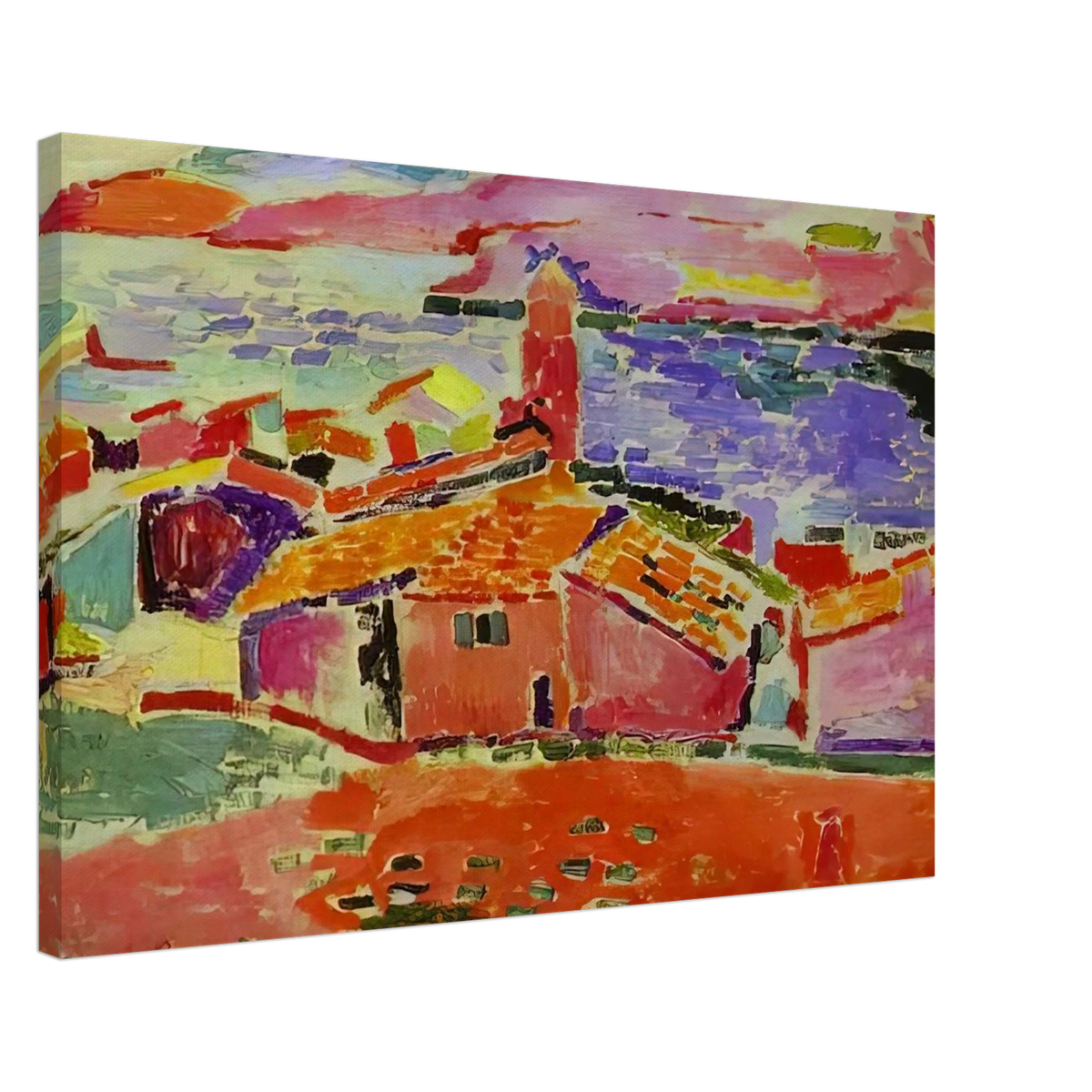 VIEW OF COLLIOURE 1 Canvas | Henri Matisse Canvas | Henri Matisse Print