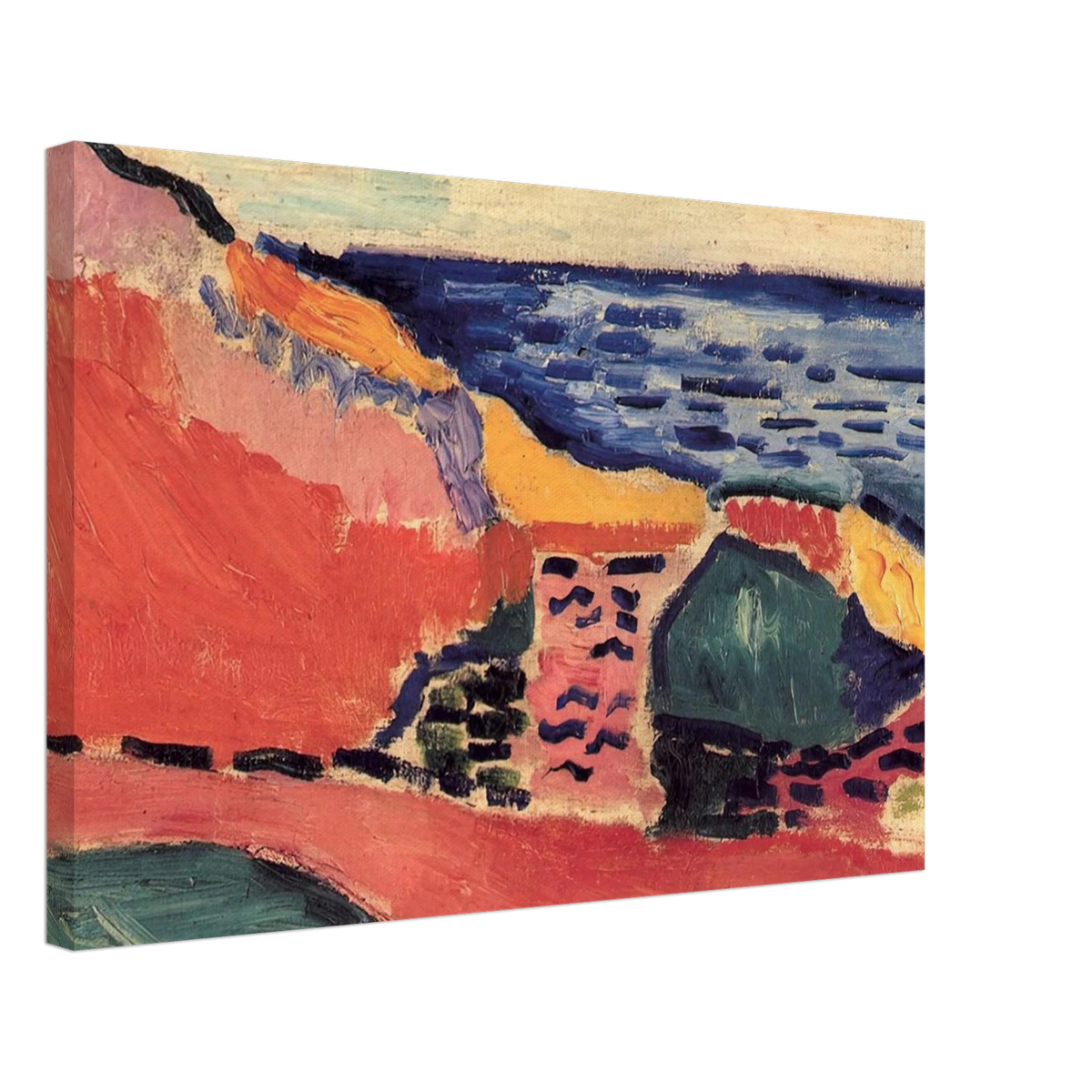 LA MOULADE COLLIOURE IN THE SUMMER 1905 Canvas | Henri Matisse Canvas | Henri Matisse Print