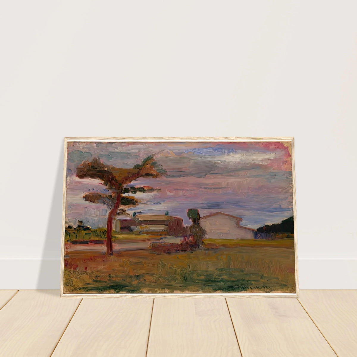 CORSICAN LANDSCAPE 1898 Framed Poster | Henri Matisse Framed Prints Wall Art | Henri Matisse Print