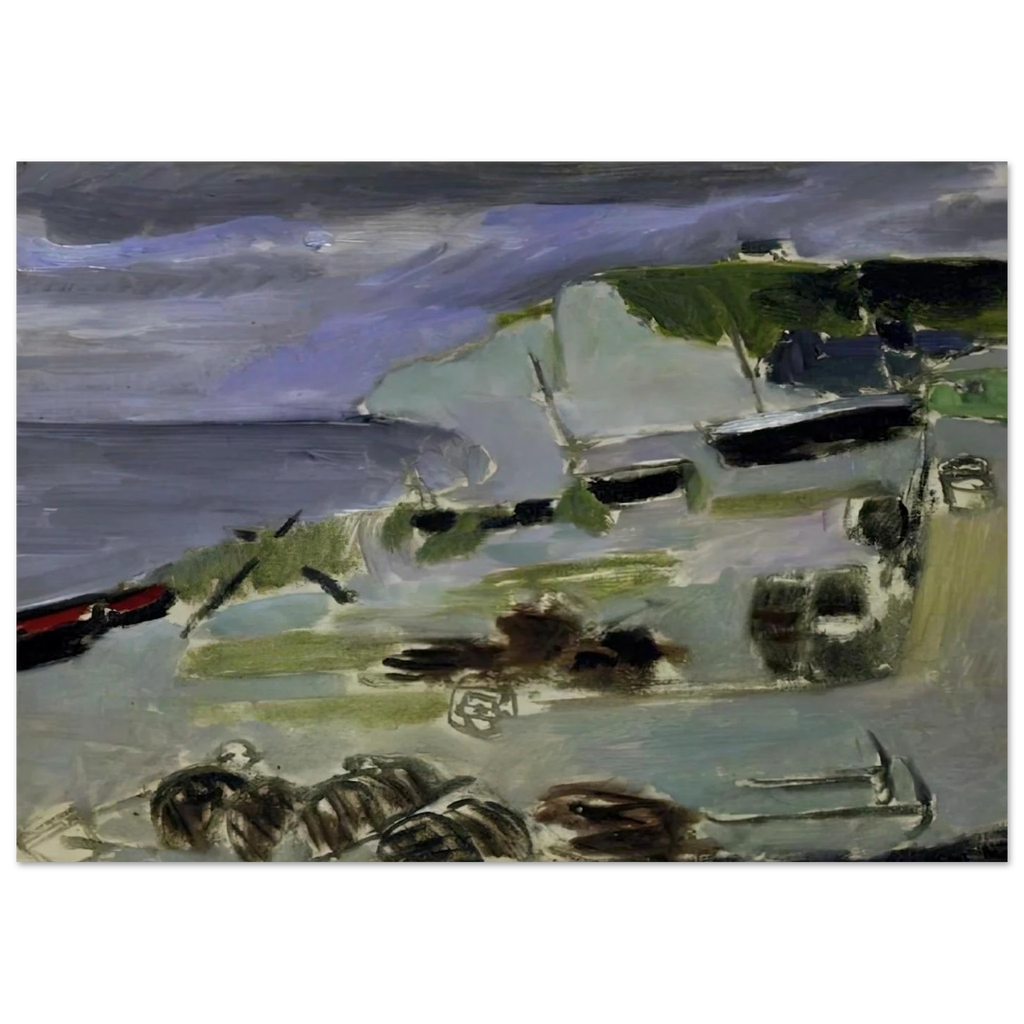 BOATS ON THE BEACH ETRETAT 1920 Poster | Henri Matisse Poster | Henri Matisse Print