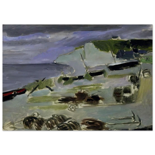 BOATS ON THE BEACH ETRETAT 1920 Poster | Henri Matisse Poster | Henri Matisse Print
