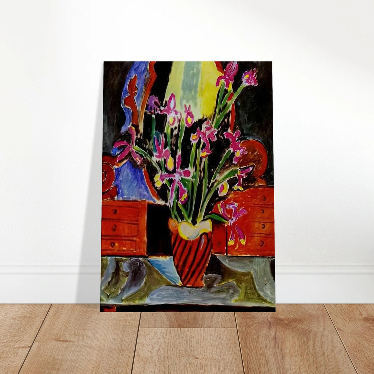 VASE OF IRISES 1912 Canvas | Henri Matisse Canvas | Henri Matisse Print