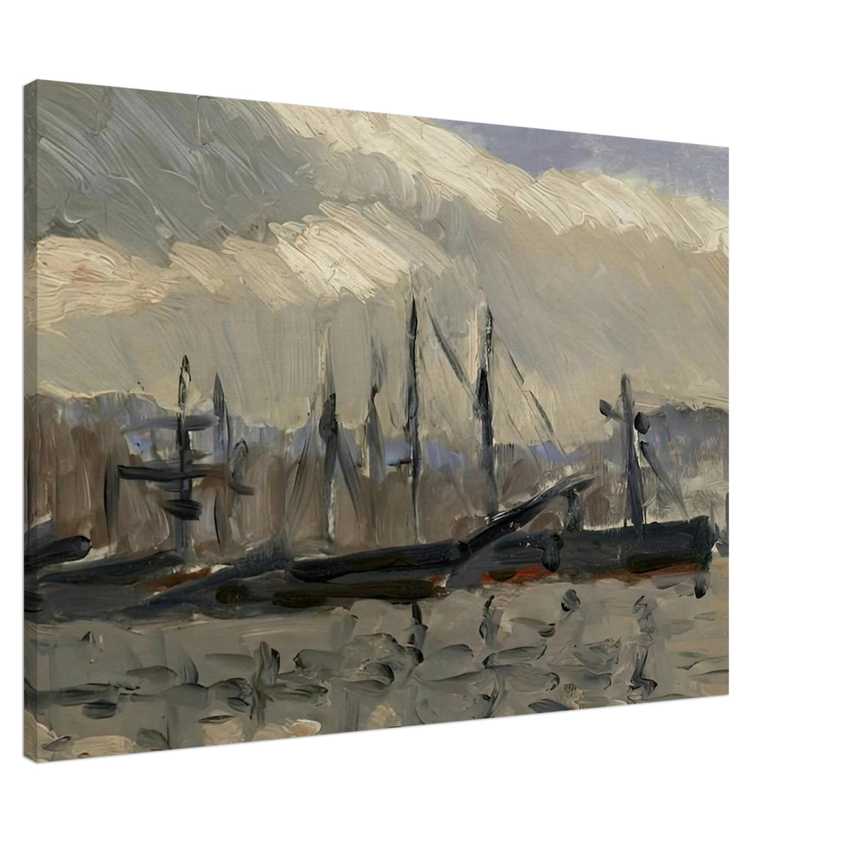 PORT DE CHERBOURG 1918 Canvas | Henri Matisse Canvas | Henri Matisse Print