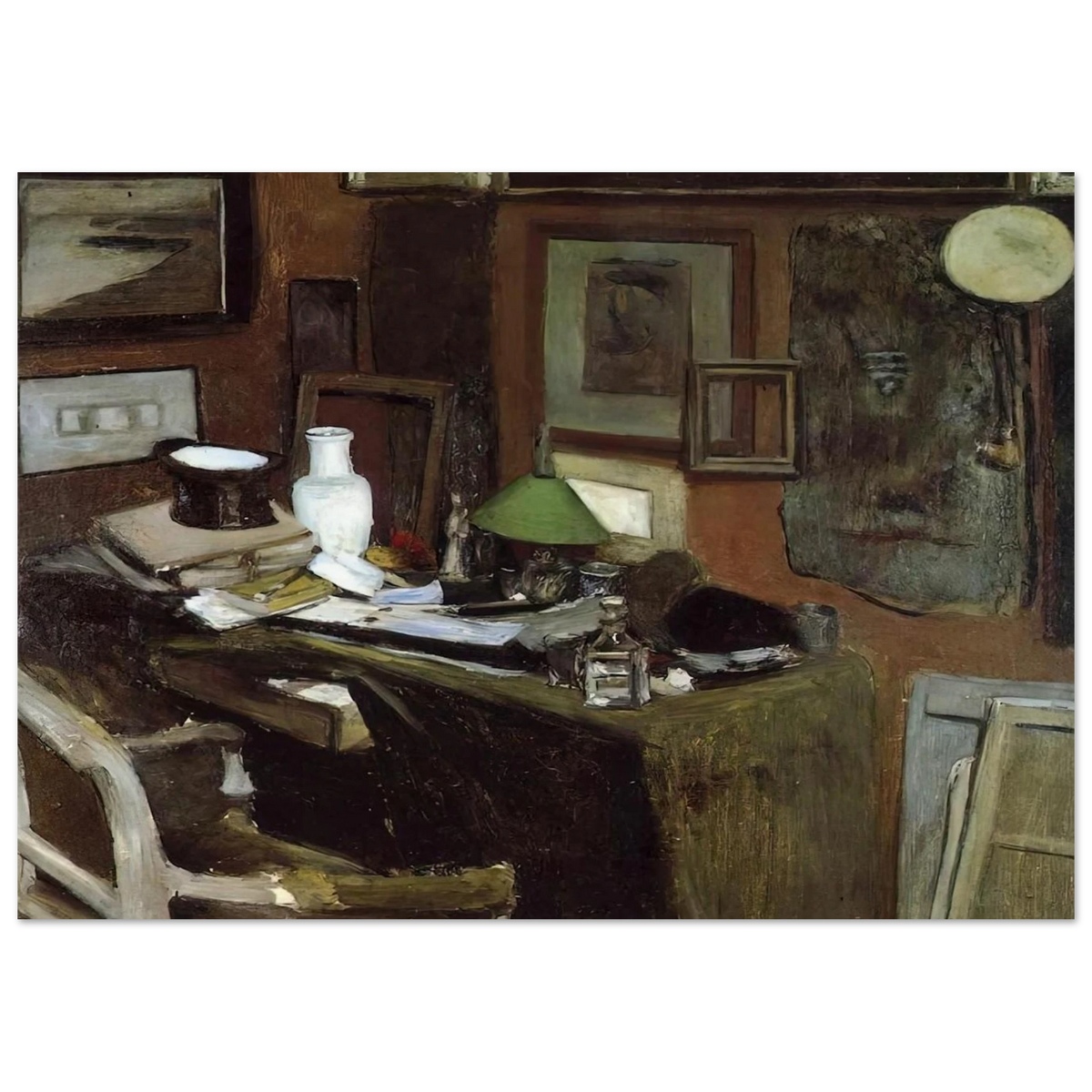 INTERIOR WITH A TOP HAT 1896 Poster | Henri Matisse Poster | Henri Matisse Print