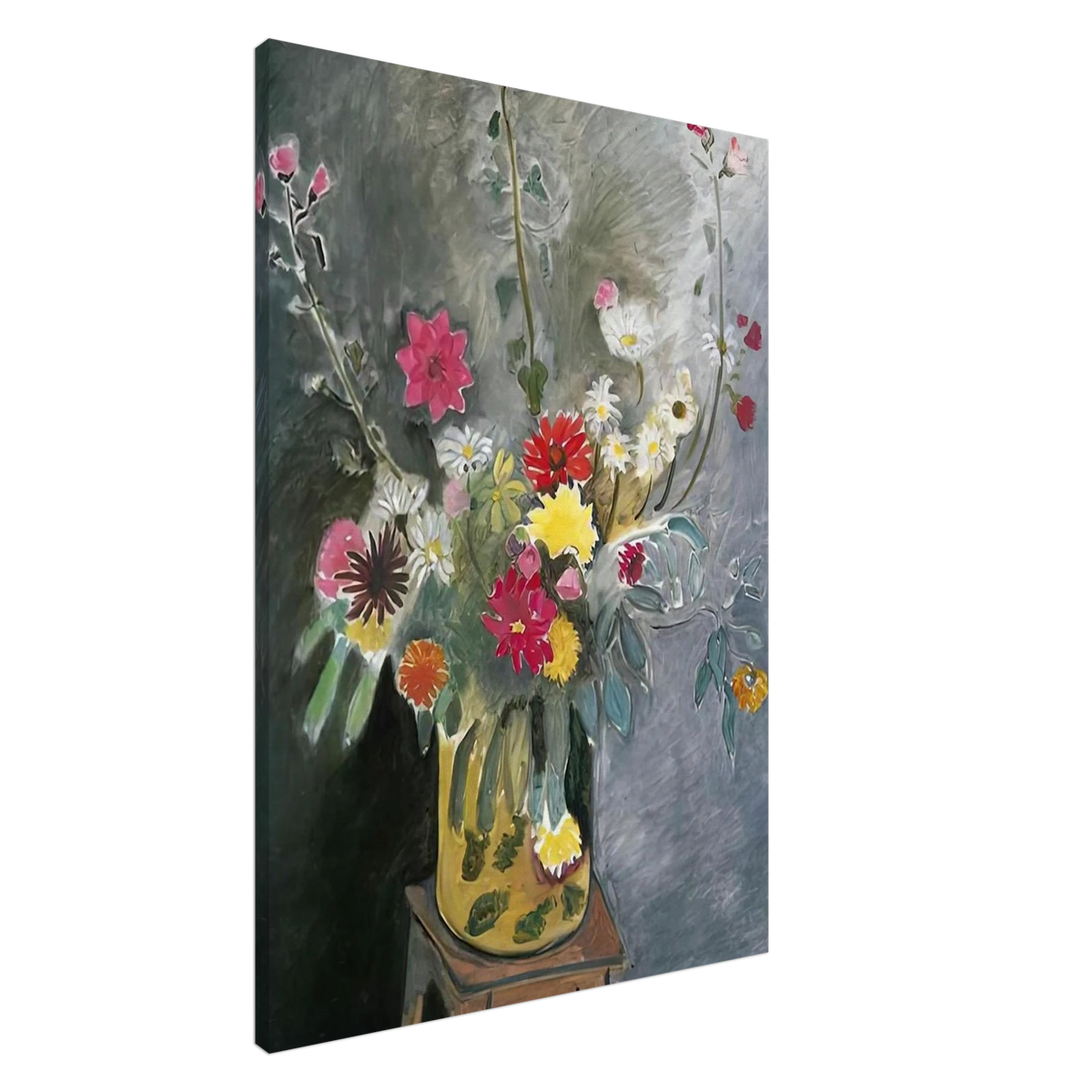 BOUQUET OF MIXED FLOWERS 1917 Canvas | Henri Matisse Canvas | Henri Matisse Print