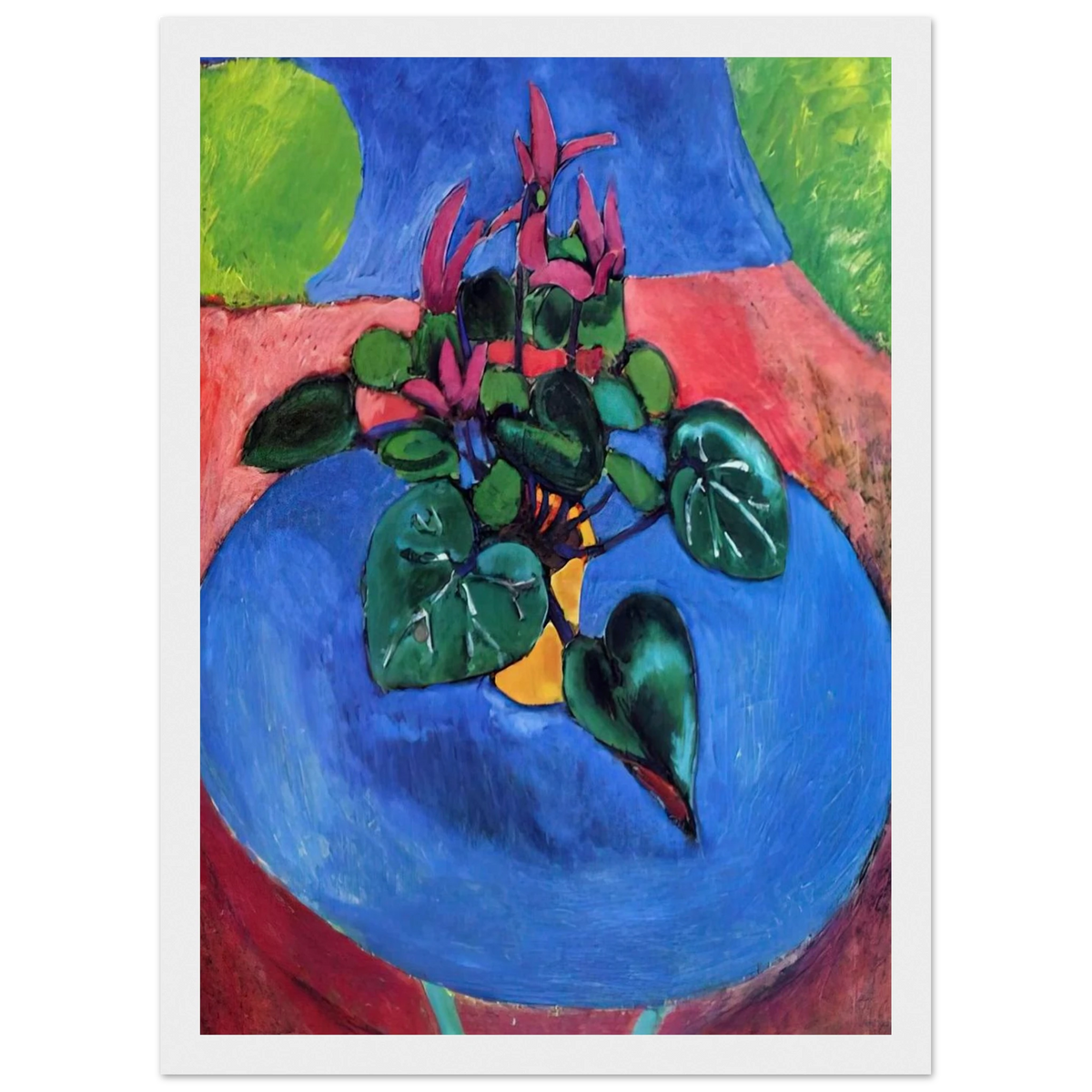 CYCLAMEN POURPRE 1912 Framed Poster | Henri Matisse Framed Prints Wall Art | Henri Matisse Print