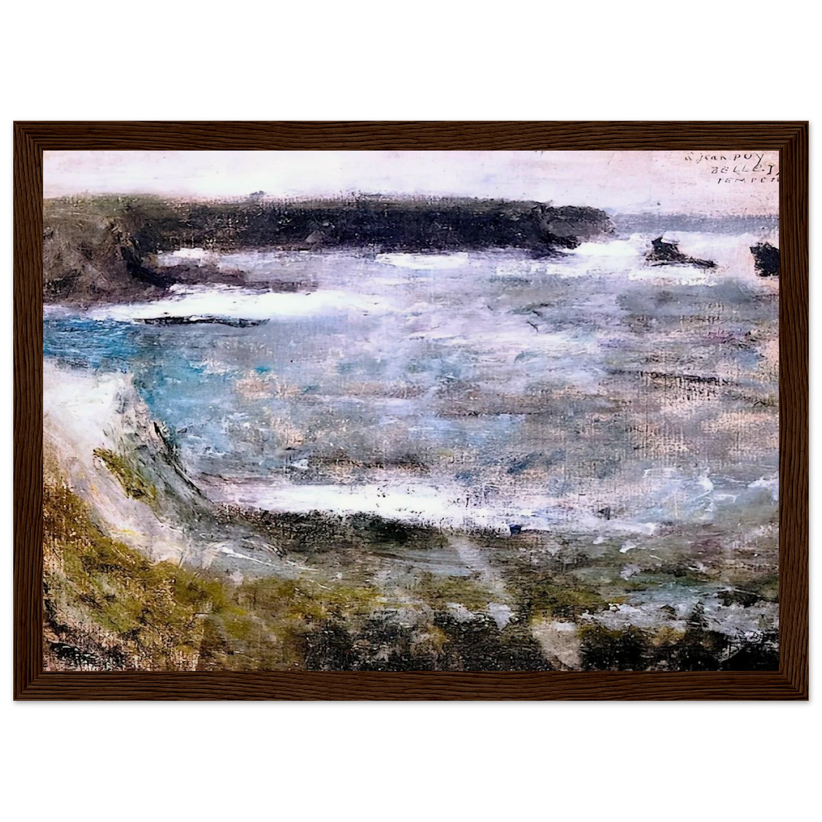 BELLE ISLE TEMPETE 1896 Framed Poster | Henri Matisse Framed Prints Wall Art | Henri Matisse Print