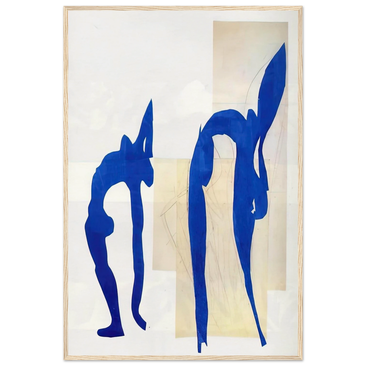 BLUE NUDES Framed Poster | Henri Matisse Framed Prints Wall Art | Henri Matisse Print