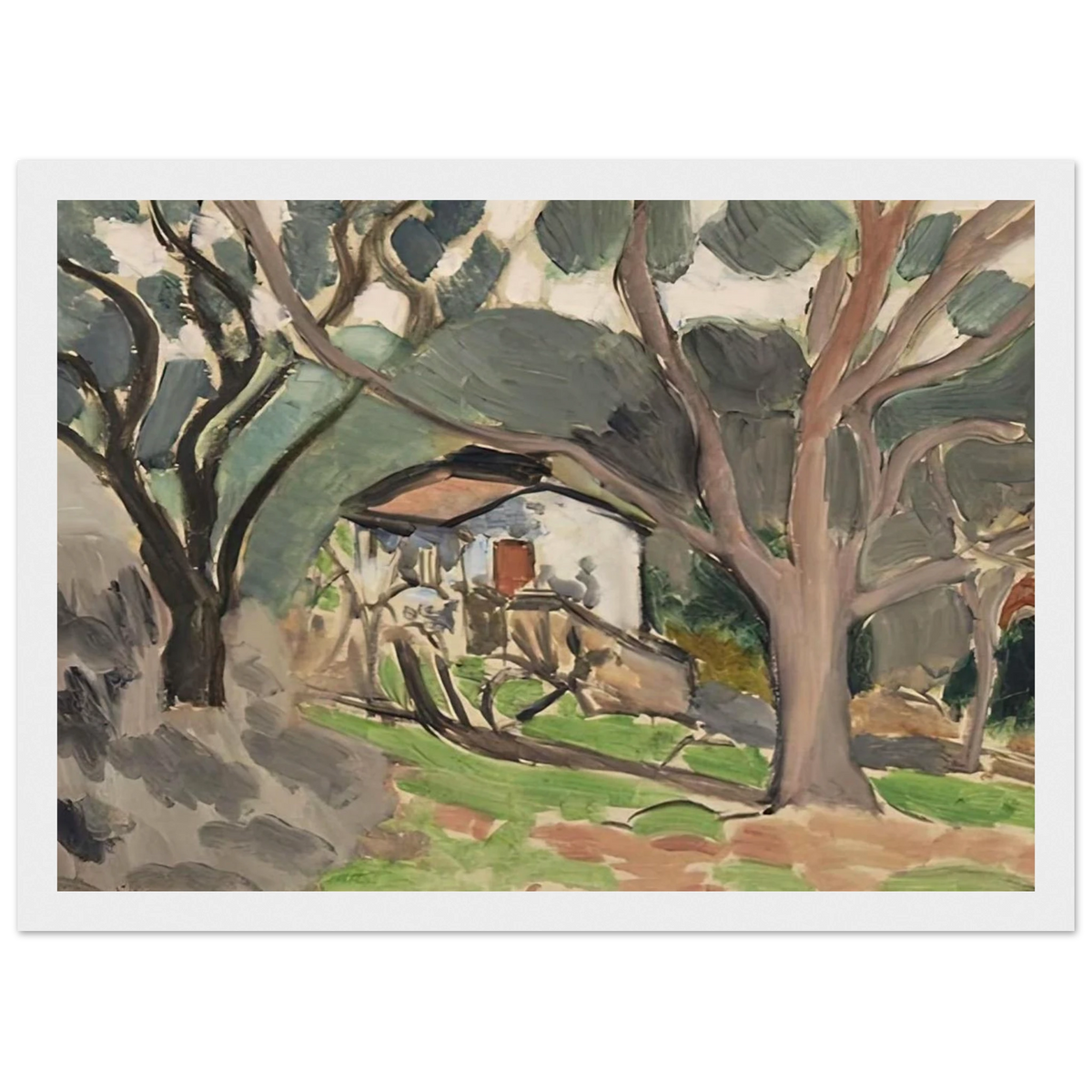 LA MAISONNETTE 1919 Framed Poster | Henri Matisse Framed Prints Wall Art | Henri Matisse Print