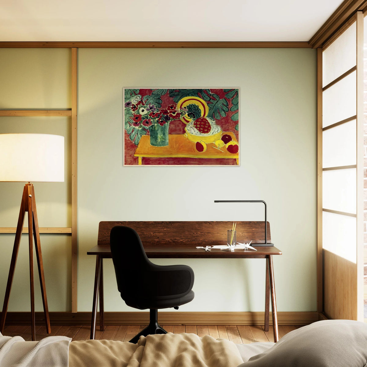 PINEAPPLE AND ANEMONES 1940 Framed Poster | Henri Matisse Framed Prints Wall Art | Henri Matisse Print