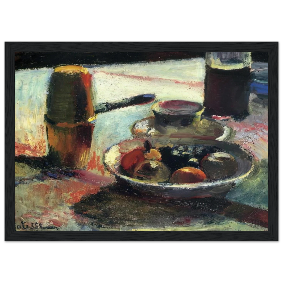 FRUIT AND COFFEE POT Framed Poster | Henri Matisse Framed Prints Wall Art | Henri Matisse Print